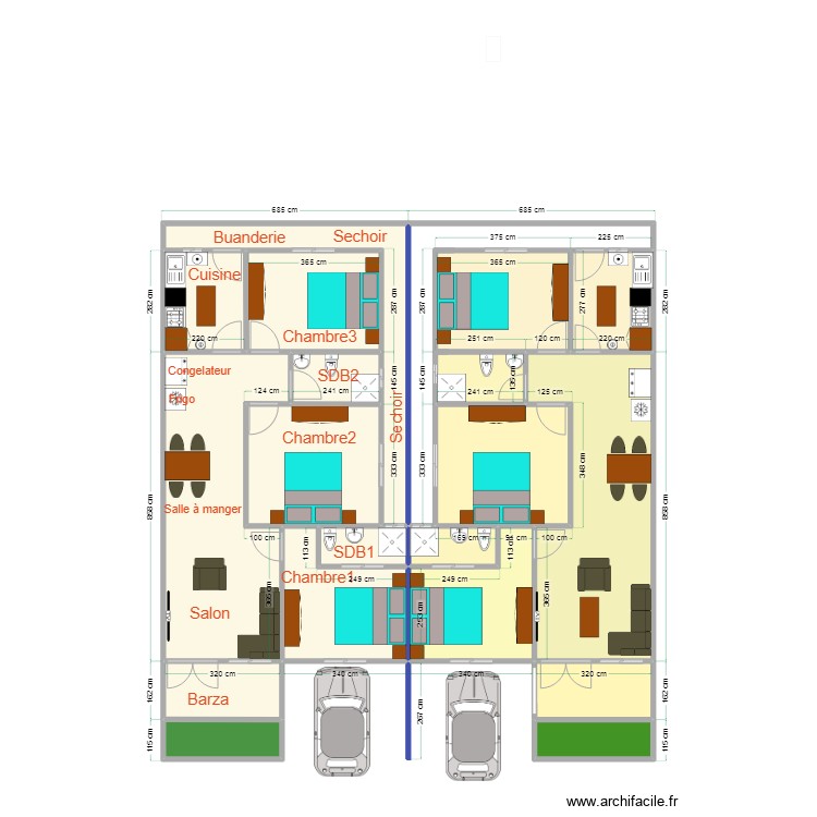 plan kadede musaga. Floor plan with 0 room and 0 m2