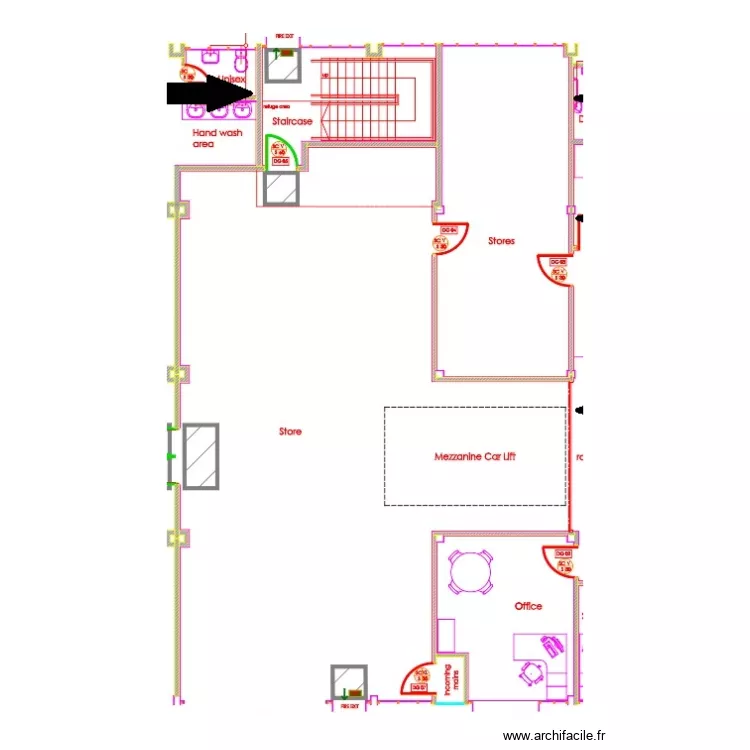 unit b. Floor plan with unit b. Floor plan with