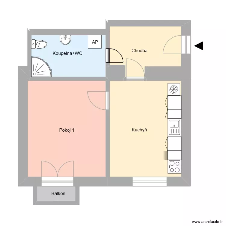 17.listopadu 595 byt 7 OV. Floor plan with 12 Rooms and 163 m² 17.listopadu 595 byt 7 OV. Floor plan with 12 Rooms and 163 m²