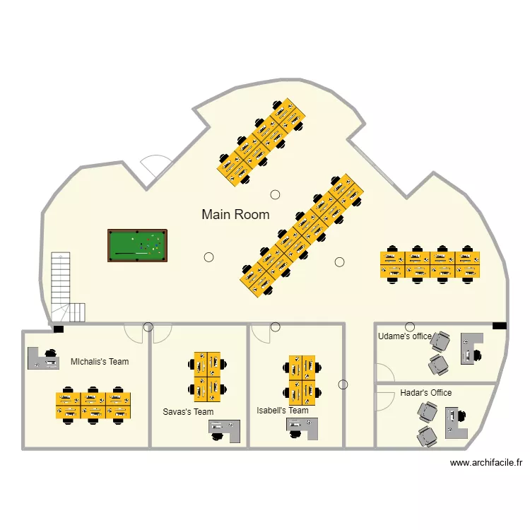 The Bakery . Floor plan with 