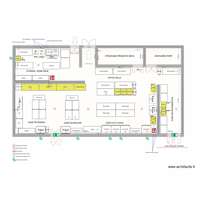 CUISINE WEC SAO PAULO TEAM CATERING. Floor plan with CUISINE WEC SAO PAULO TEAM CATERING. Floor plan with