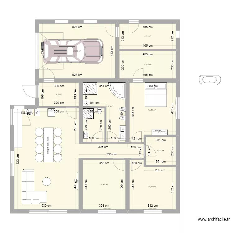 Final_house1. Floor plan with 