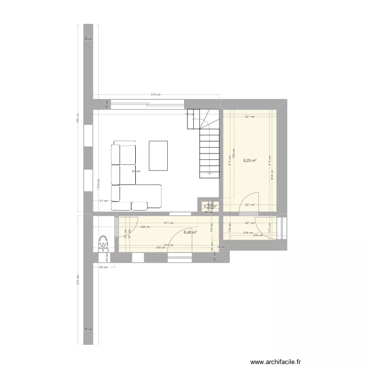 wattripont uitbreiding. Floor plan with 