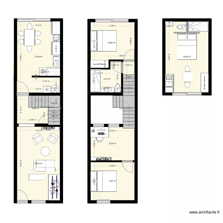 3 Ring Terrace Bb. Floor plan with 10  and 98 m²