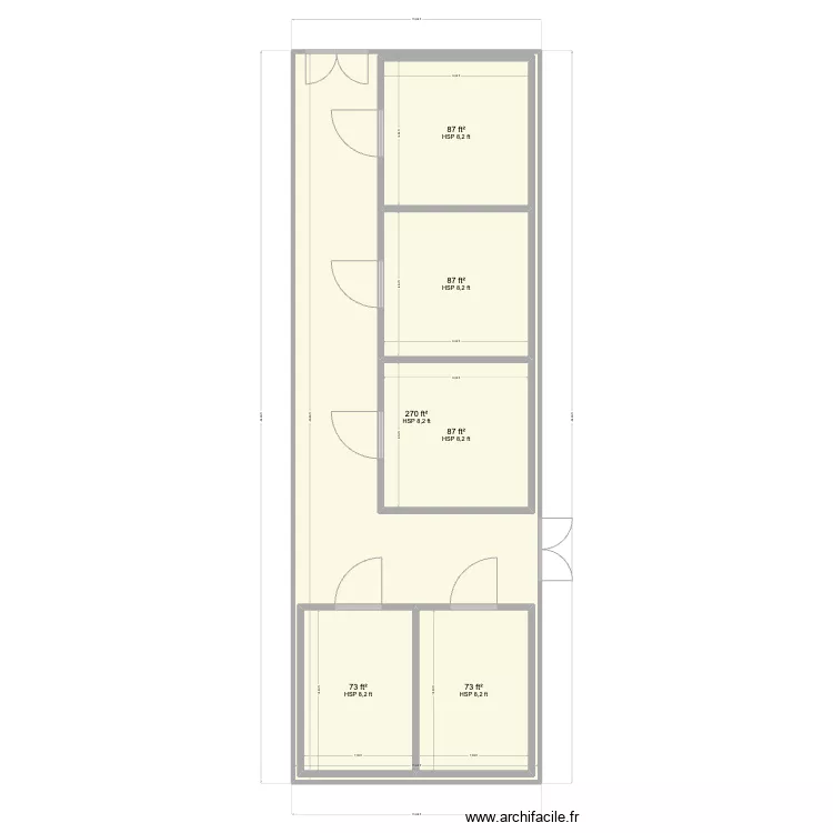 SD 5 Room. Floor plan with 