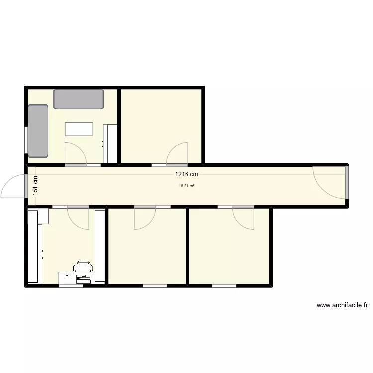 STK - Music Practise Rooms v3. Floor plan with 