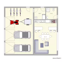 Poolhouse back-to-back