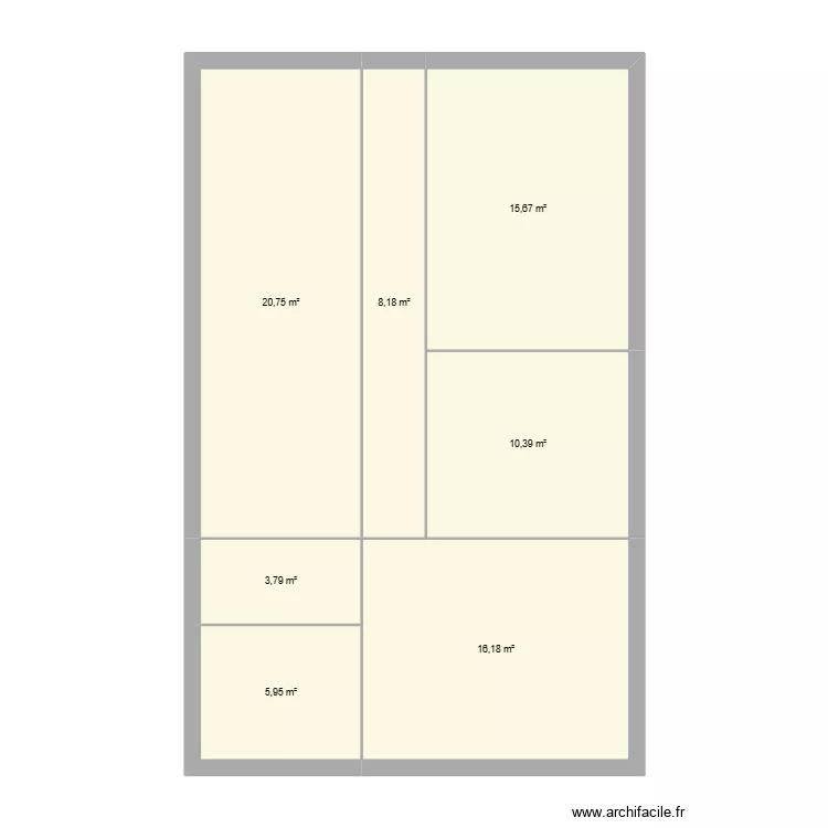 Casita. Floor plan with 