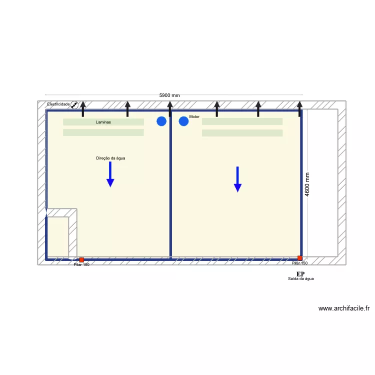 LUIS SOUSA v2. Floor plan with 3 and 34 m² LUIS SOUSA v2. Floor plan with 3 and 34 m²