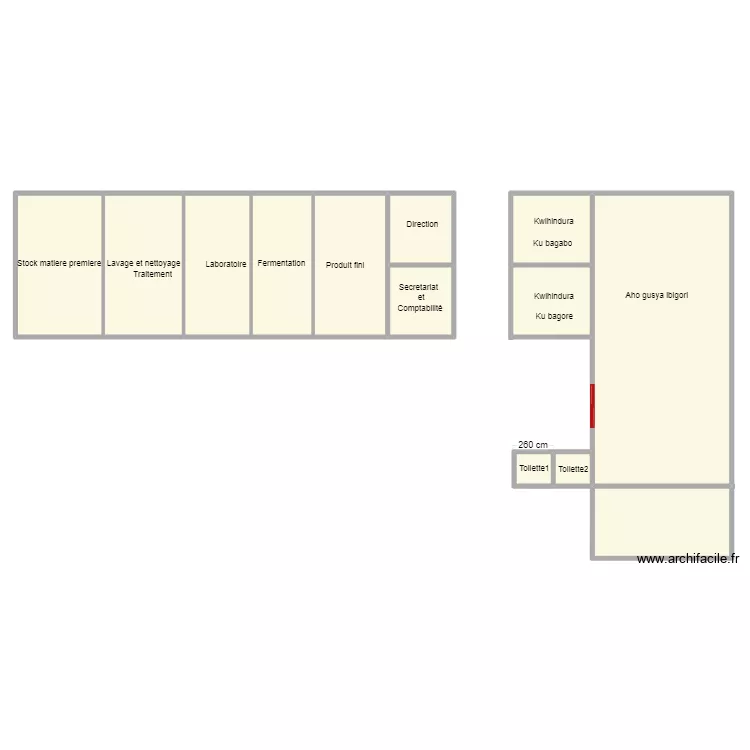 Chez Jos&eacute;e. Floor plan with 