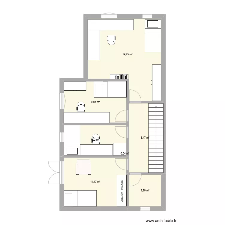 Menjador3. Floor plan with 