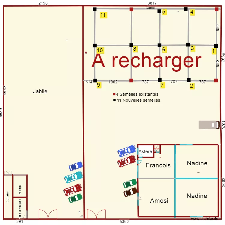 rechargement. Floor plan with 