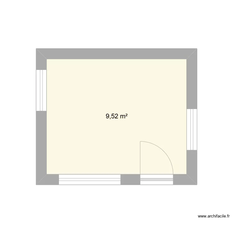 BRU367 - Tuinhuis. Floor plan with 