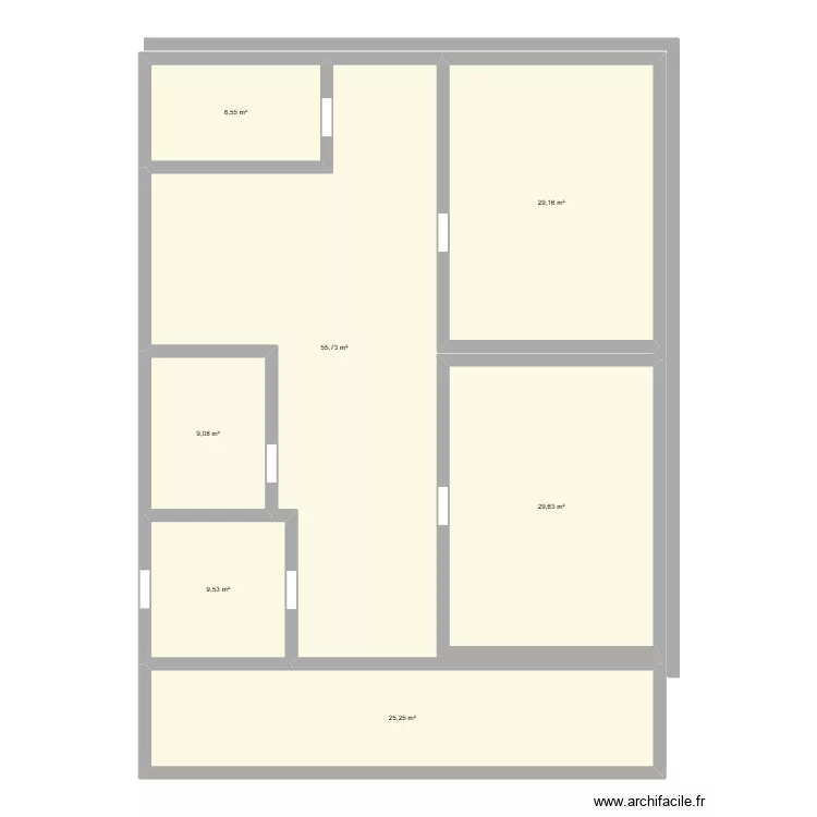 plano B6. Floor plan with 7 and 167 m² plano B6. Floor plan with 7 and 167 m²