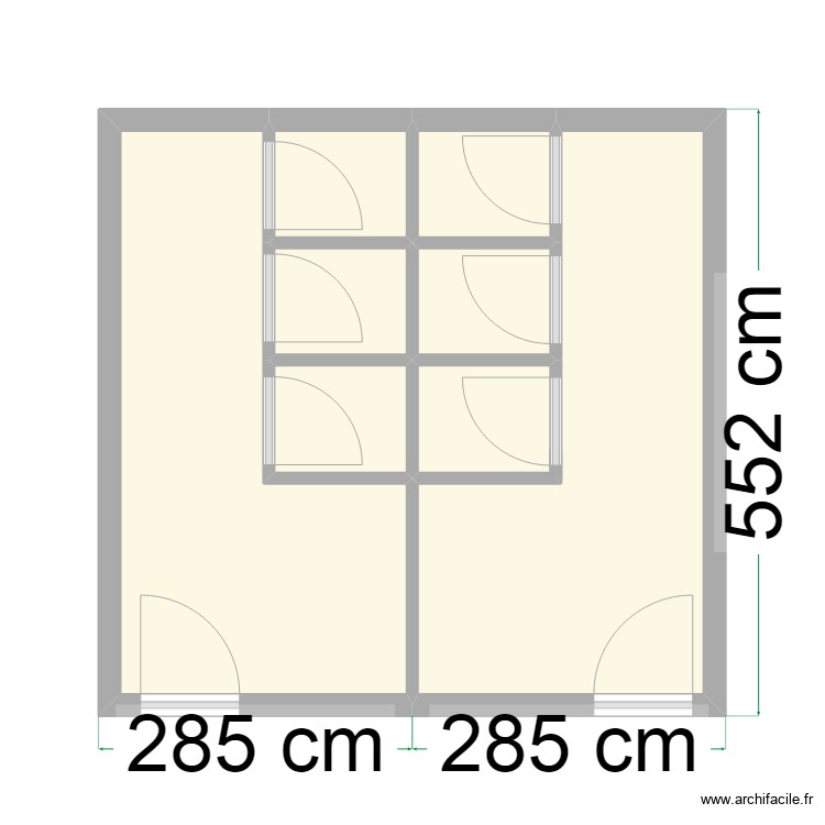 toilettes modele2. Floor plan with 0 room and 0 m2