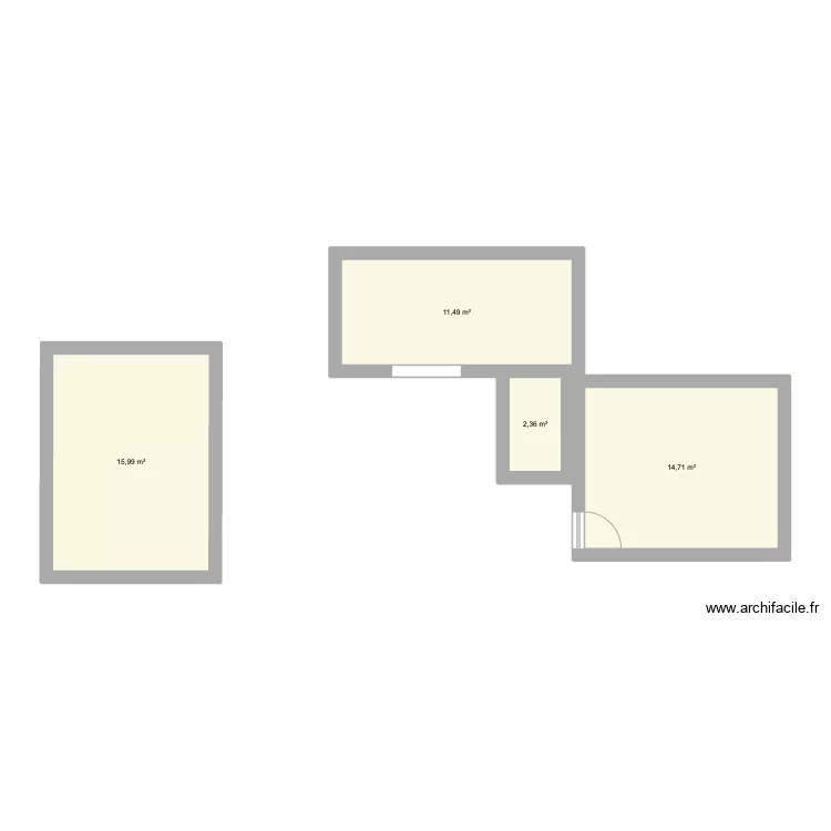 Medak. Floor plan with 