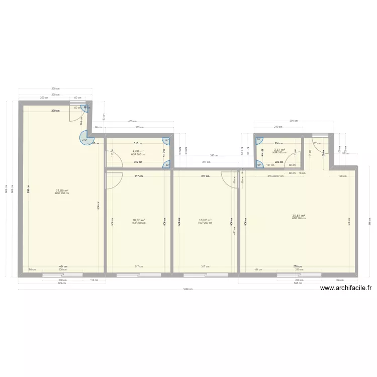 spiti. Floor plan with 