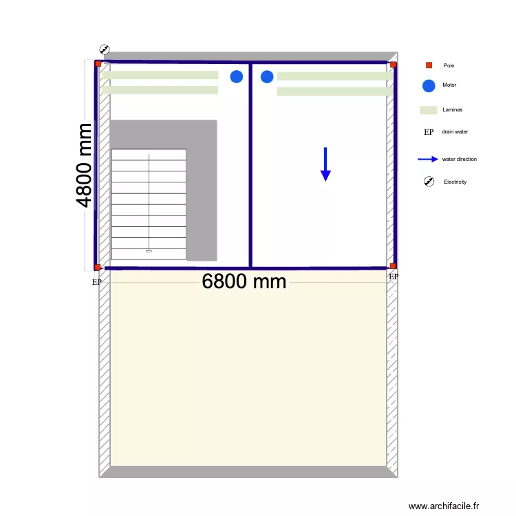 Alvor project. Floor plan with 4 Rooms and 57 m²