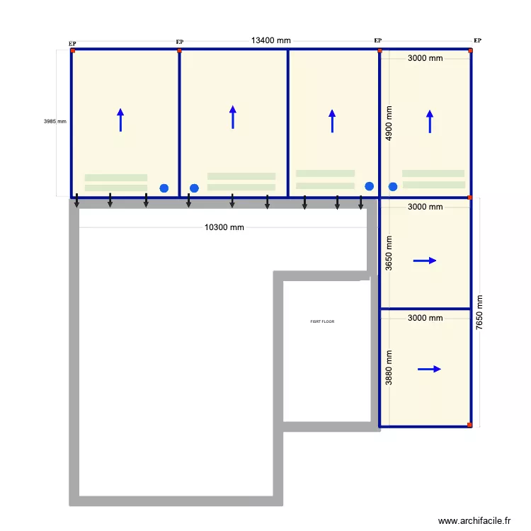 sacha krahe v2. Floor plan with 6  and 87 m²