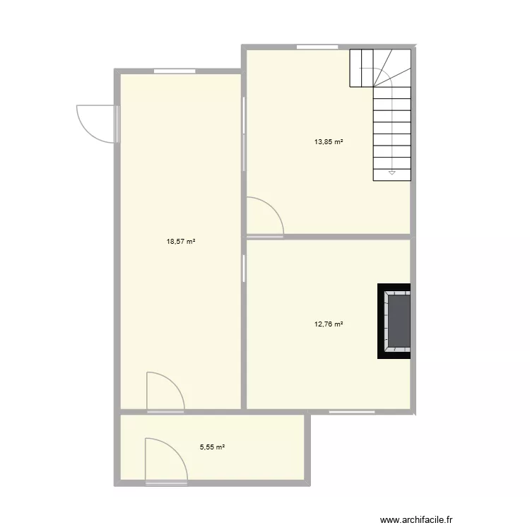 Lynbrey phase 5. Floor plan with 4  and 51 m²