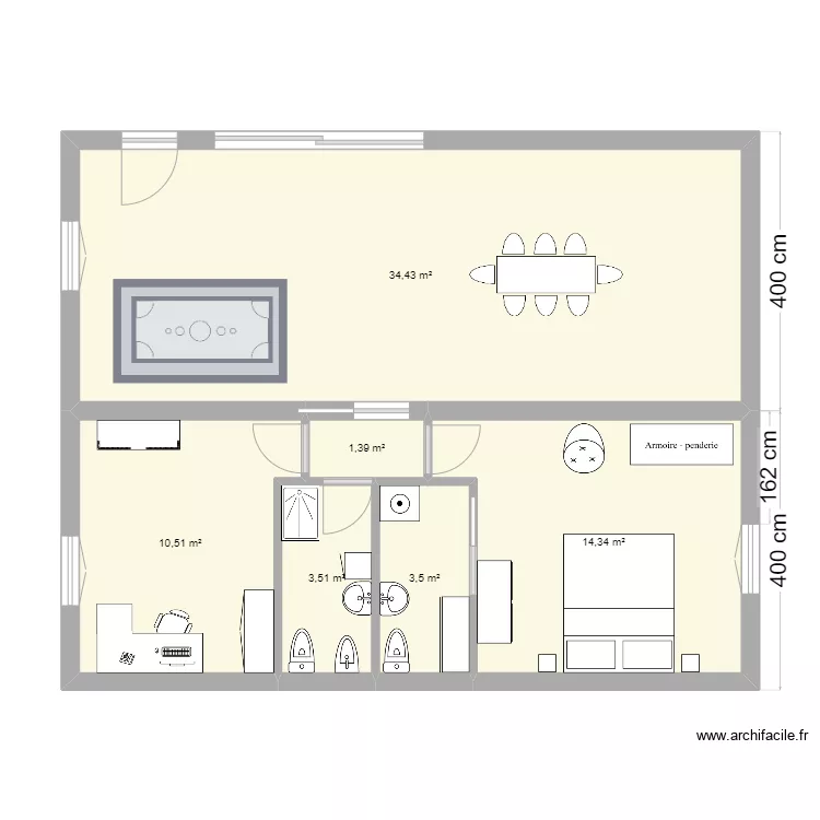 casa. Floor plan with 