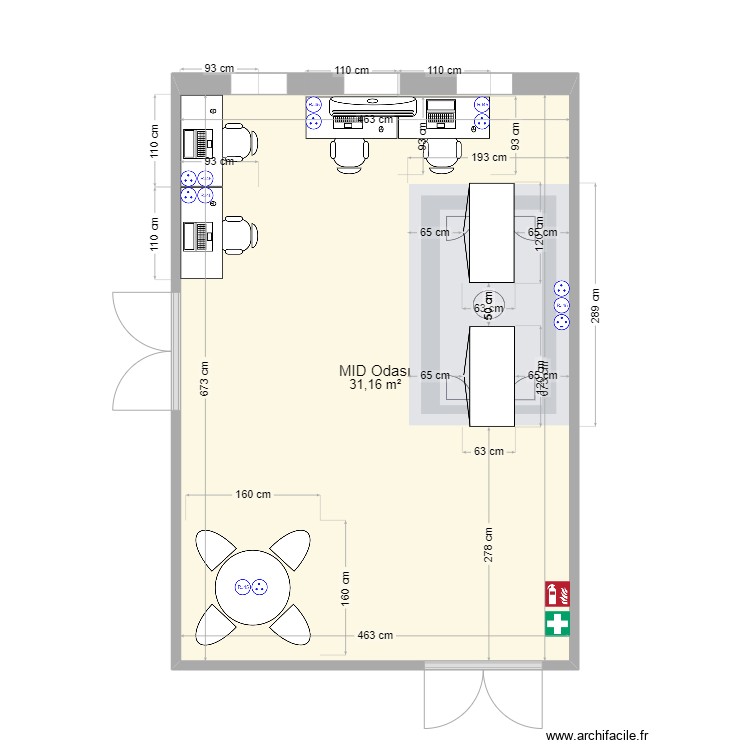 MID Room. Floor plan with 0 room and 0 m2