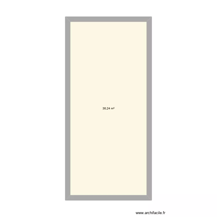 test toiture. Floor plan with 1 and 36 m² test toiture. Floor plan with 1 and 36 m²