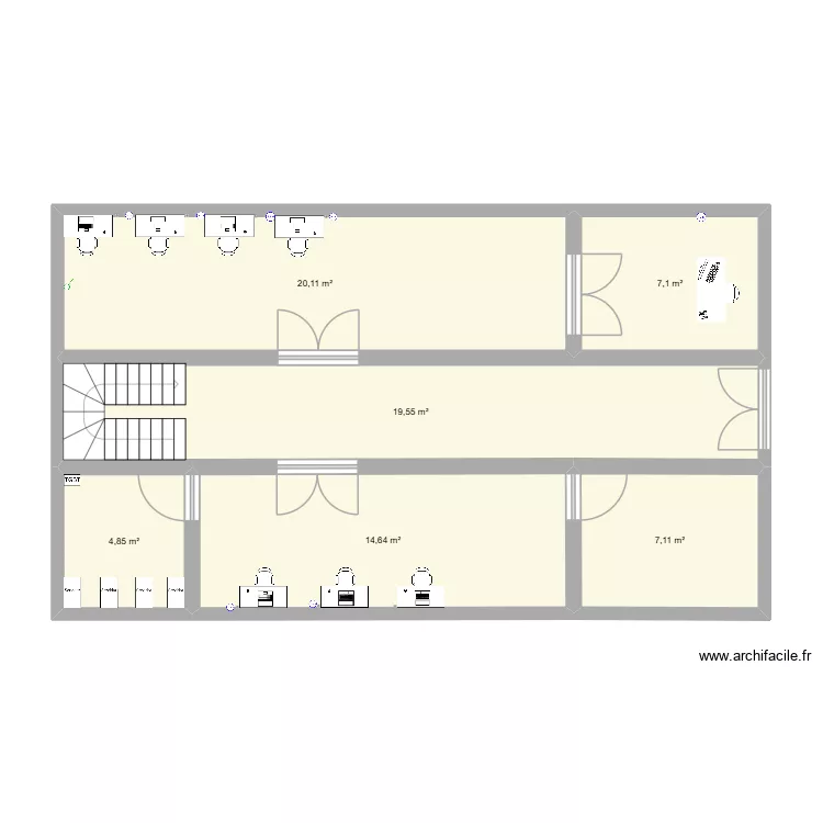 aaaaaaaaaaaa. Floor plan with 6  and 73 m²