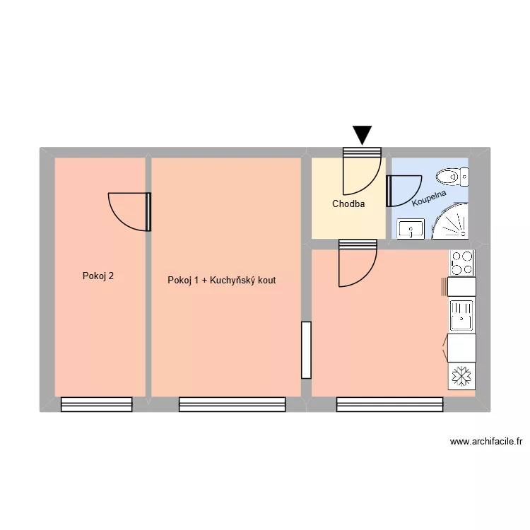 Beskydsk&aacute; 786, byt 13. Floor plan with 10  and 165 m²