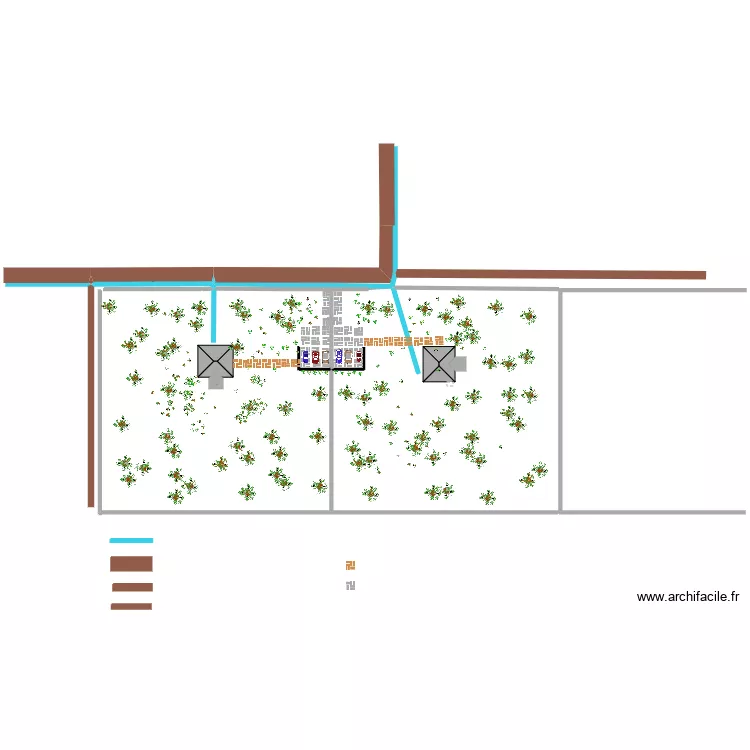 CU PLAN MASSE. Floor plan with CU PLAN MASSE. Floor plan with