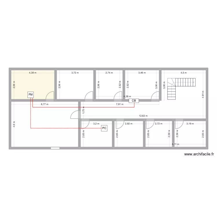 INTERPOL. Floor plan with 