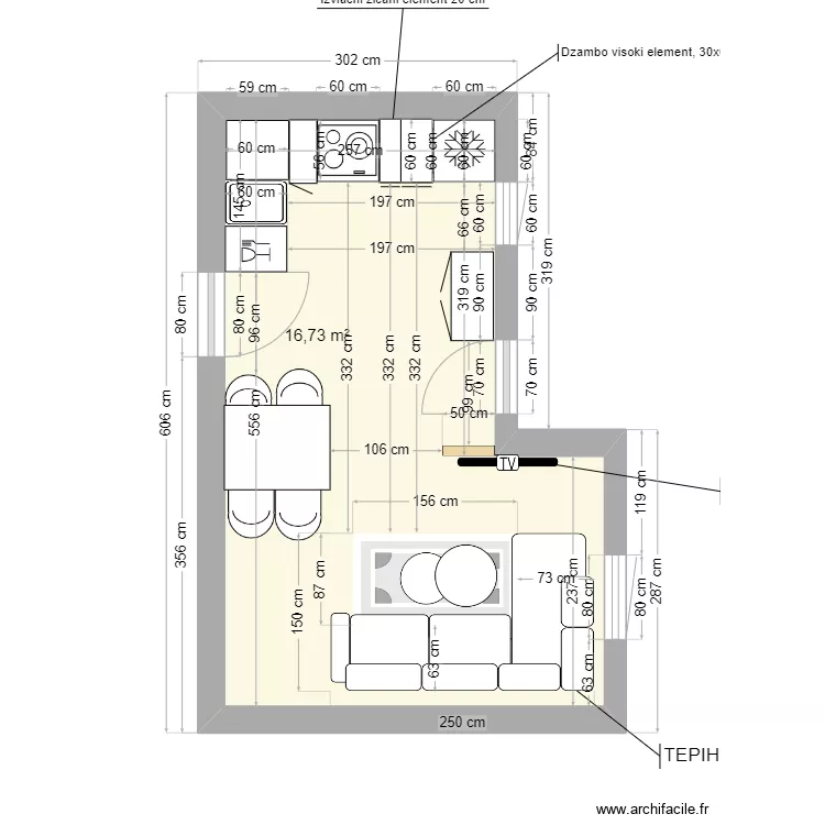 Petar . Floor plan with 
