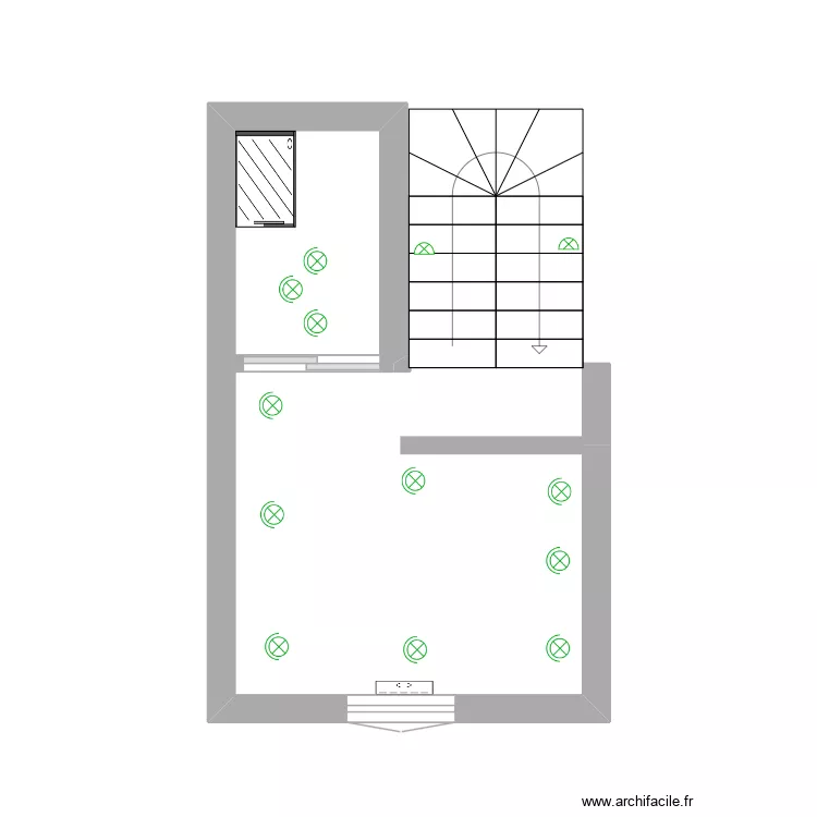 ETAGE 3 SDB. Floor plan with 