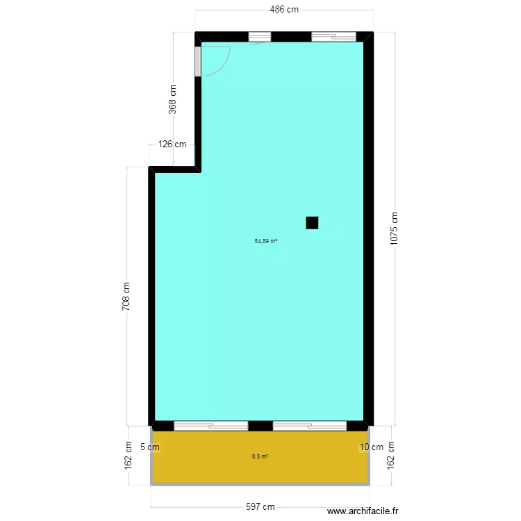Mariane  (Reforma vivienda ) Els Omellons PLANTA TIPO. Floor plan with 