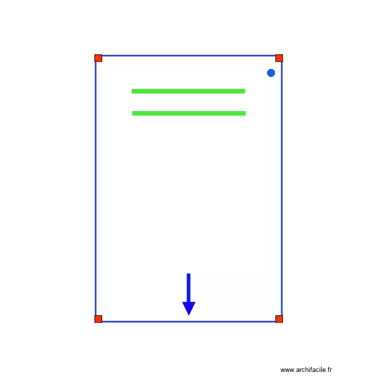 Maria AREIA Piscine. Floor plan with 