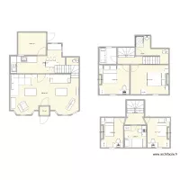 Cottage layout single storey rear extension and existing extension raised