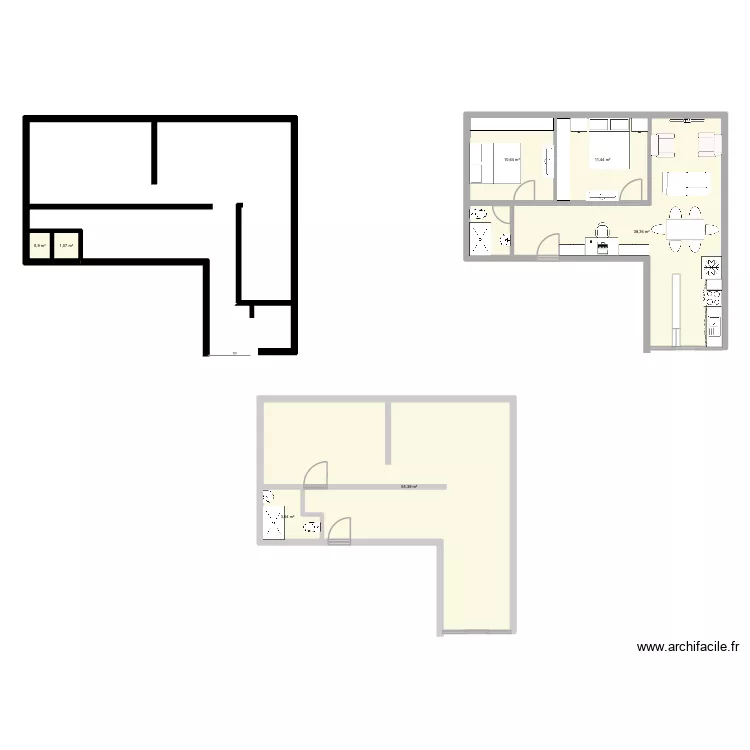 Apartamento C. Floor plan with 7  and 121 m²