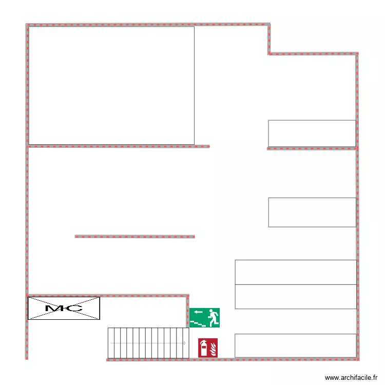 bodega. Floor plan with bodega. Floor plan with