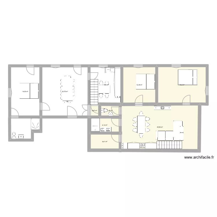 larrous. Floor plan with 