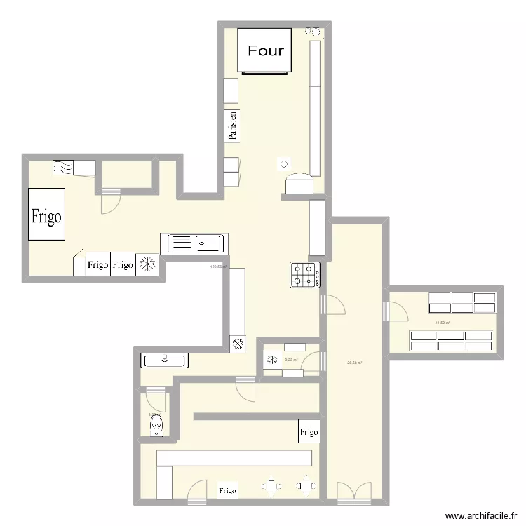 Morgan Granjon. Floor plan with 