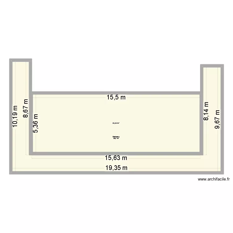 واحد مسکونی مدیریت. Floor plan with 2 Rooms and 139 m² واحد مسکونی مدیریت. Floor plan with 2 Rooms and 139 m²