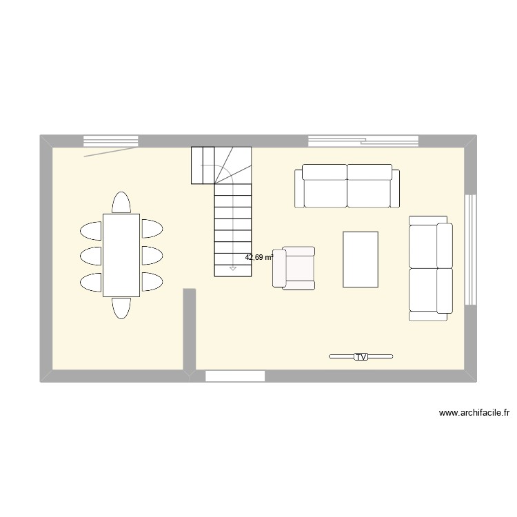 arshifacile zadatak 1. Floor plan with 0 room and 0 m2
