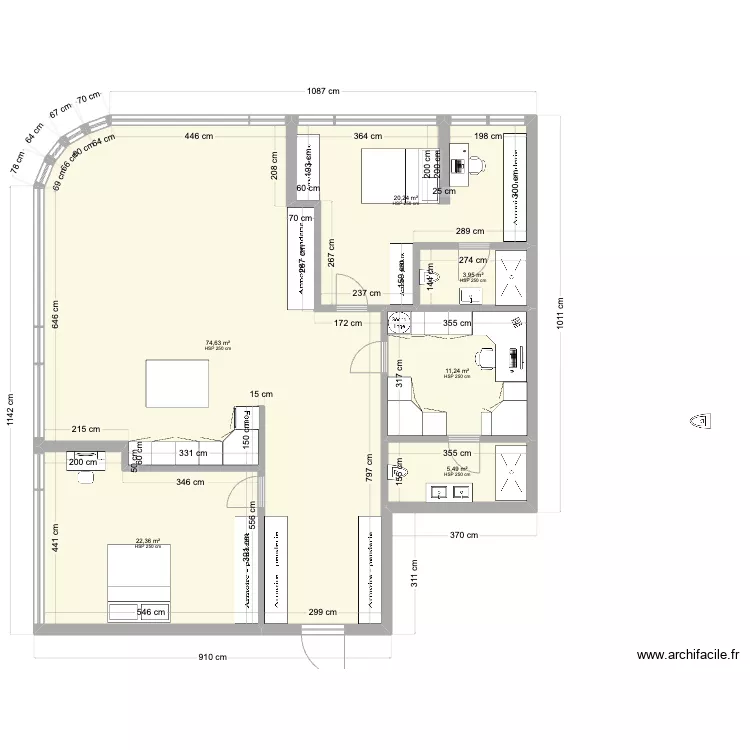 Hyde2. Floor plan with 