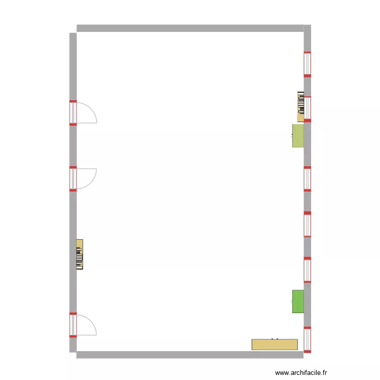 classe. Floor plan with 
