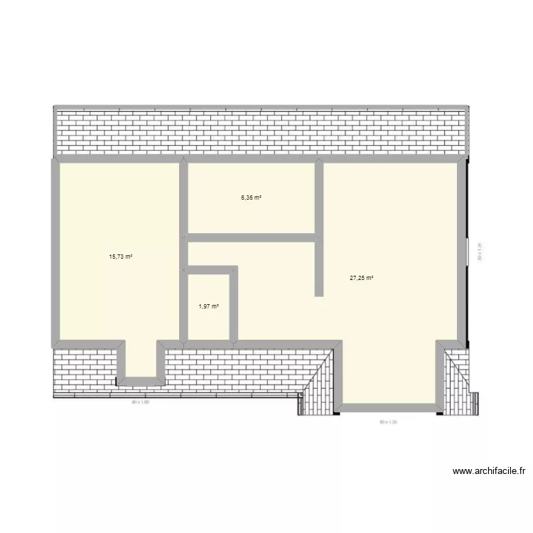 gael etage. Floor plan with 