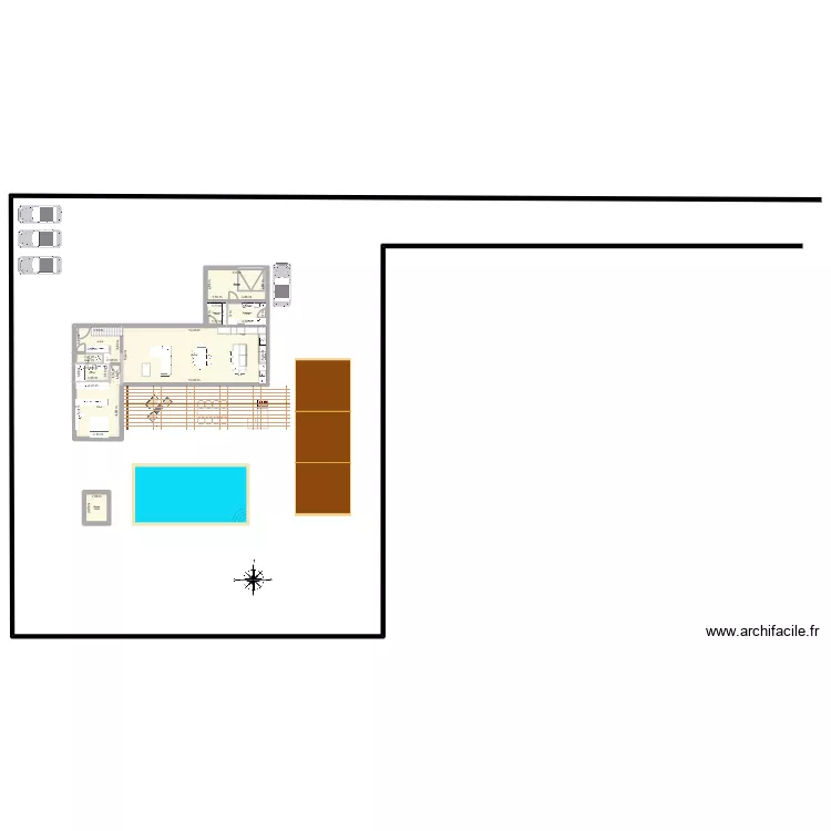 Plan Rev 5. Floor plan with 21 and 264 m² Plan Rev 5. Floor plan with 21 and 264 m²