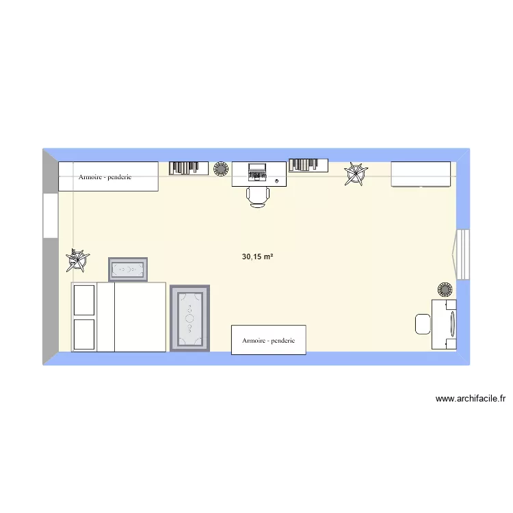 quarto dos sonhos. Floor plan with 1 and 30 m² quarto dos sonhos. Floor plan with 1 and 30 m²