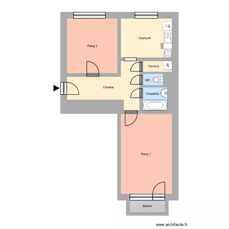 Na Nábřeží 651, byt 6. Floor plan with 15 and 180 m² Na Nábřeží 651, byt 6. Floor plan with 15 and 180 m²