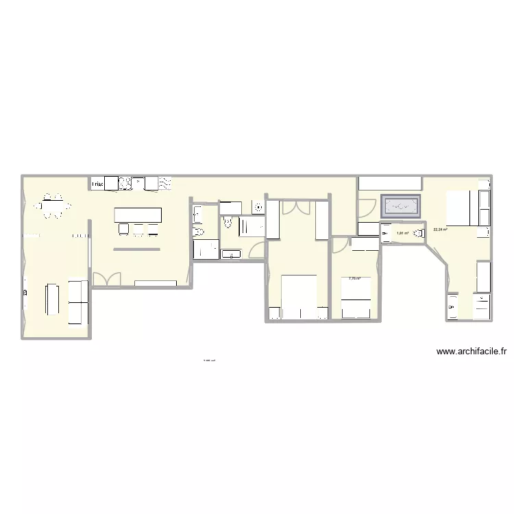 fernan Gonzalez 19   8. Floor plan with 7  and 107 m²