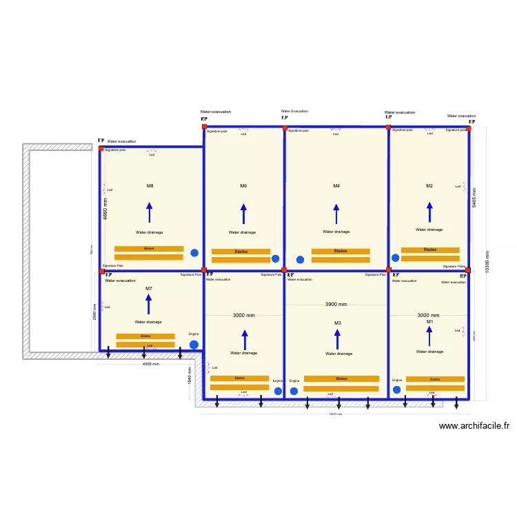 Finnigan 3 modules parfait arche v2. Floor plan with 